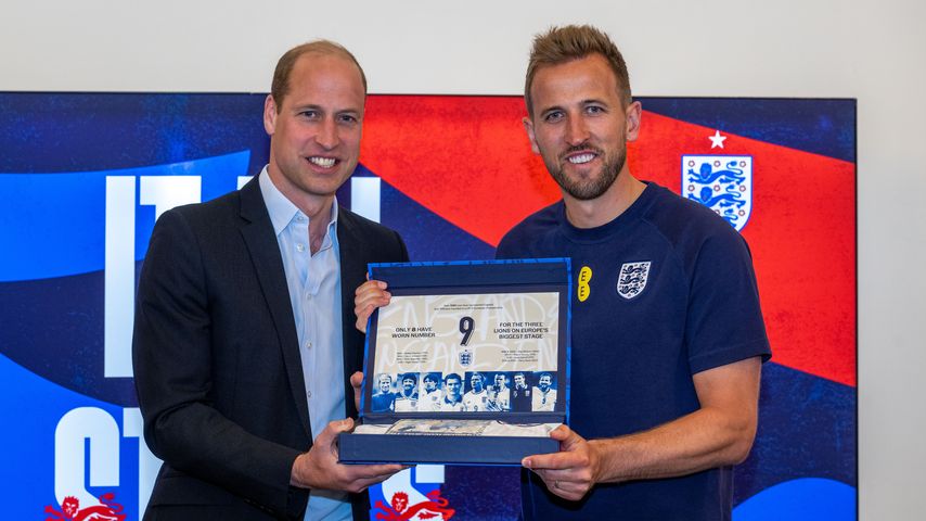 Prinz William und Harry Kane, im Juni 2024
