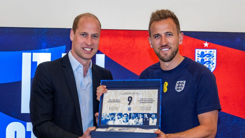 Prinz William und Harry Kane