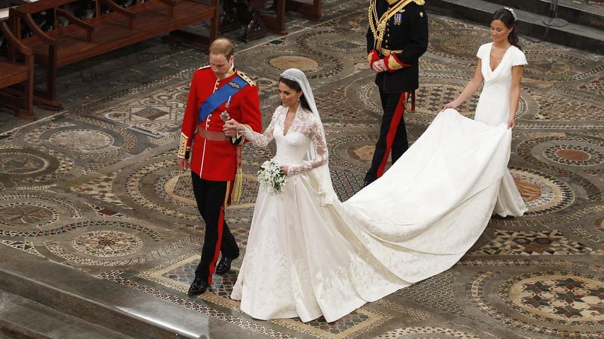 Prinz William und Herzogin Kate bei ihrer Hochzeit im April 2011