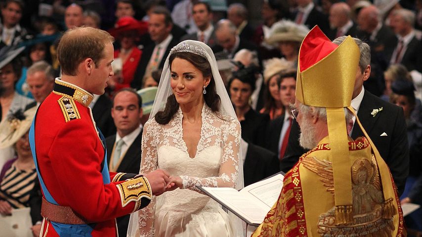 Prinz William und Herzogin Kate bei ihrer Hochzeit im April 2011