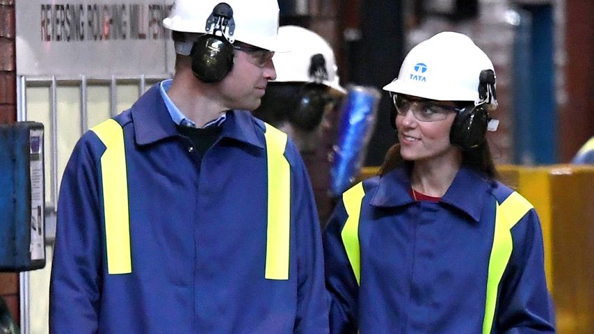 Nanu? Prinz William und Kate unterwegs im Bauarbeiter-Look!