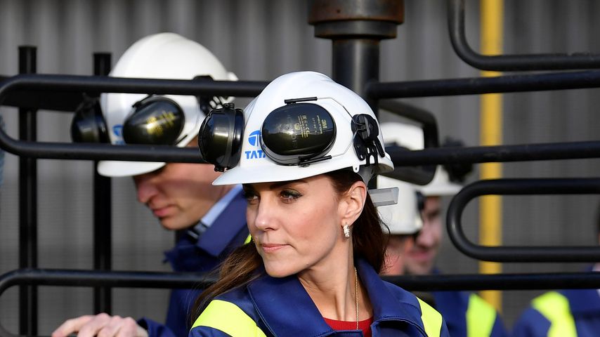 Prinz William und Herzogin Kate beim Besuch der Firma Tata Steel in Wales im Februar 2020