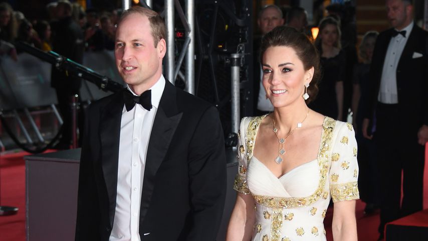 Prinz William und Herzogin Kate bei den BAFTAs in London im Februar 2020
