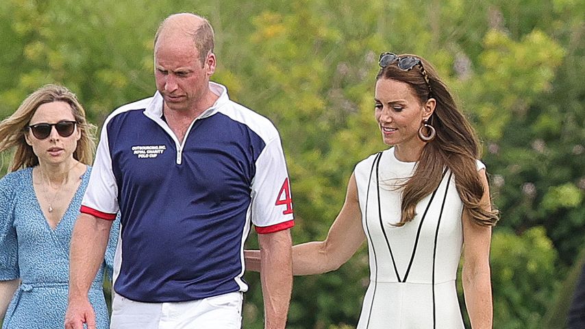Prinz William und Herzogin Kate beim Royal Charity Polo Cup in Windsor im Juli 2022