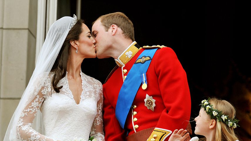 Prinz William und Herzogin Kate auf ihrer Hochzeit