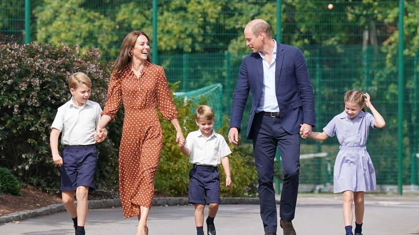 Prinz William und Herzogin Kate mit ihren Kindern 2022