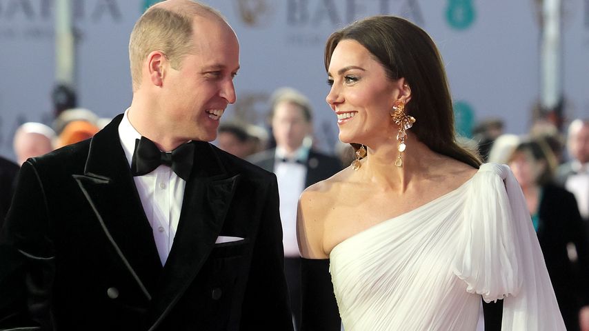 Prinz William und Herzogin Kate bei der BAFTA-Verleihung im Februar 2023