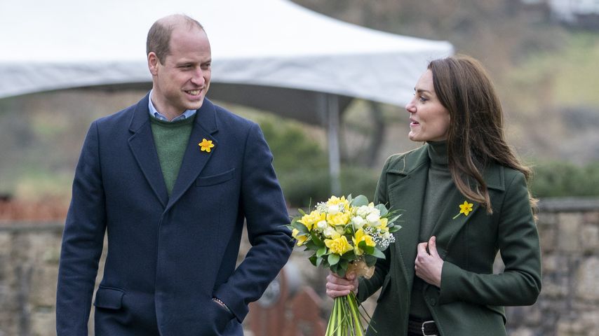 Prinz William und Herzogin Kate, März 2022 in Wales