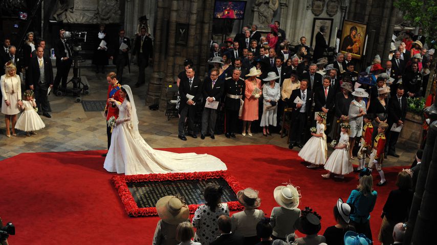 Prinz William und Herzogin Kate an ihrem Hochzeitstag im April 2011