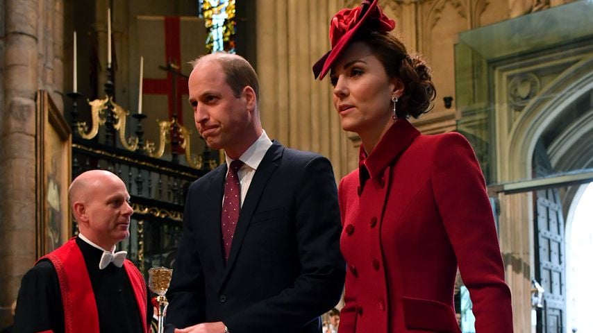 Prinz William und Herzogin Kate in der Westminster Abbey, 2020