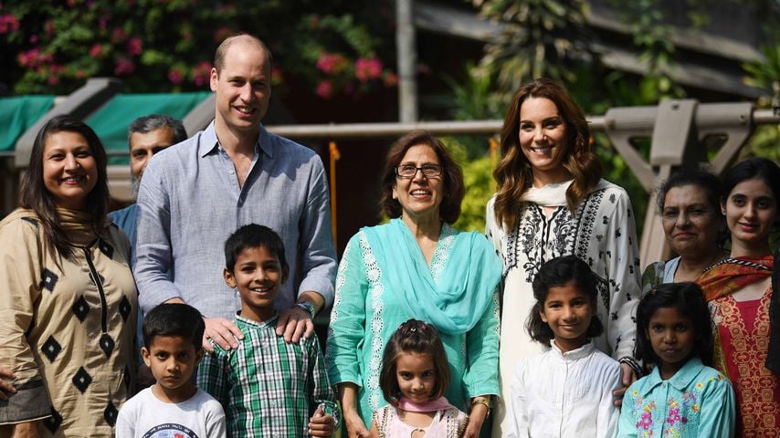 Prinz William und Herzogin Kate im SOS Kinderdorf in Lahore