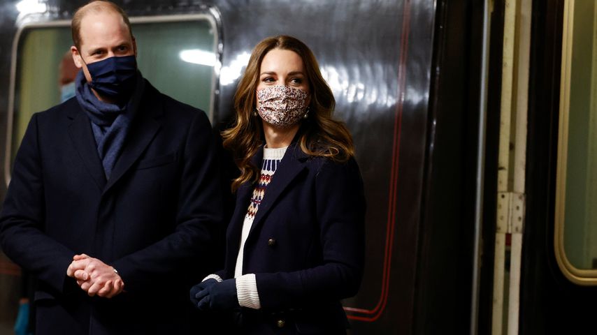 Prinz William und Herzogin Kate in Manchester