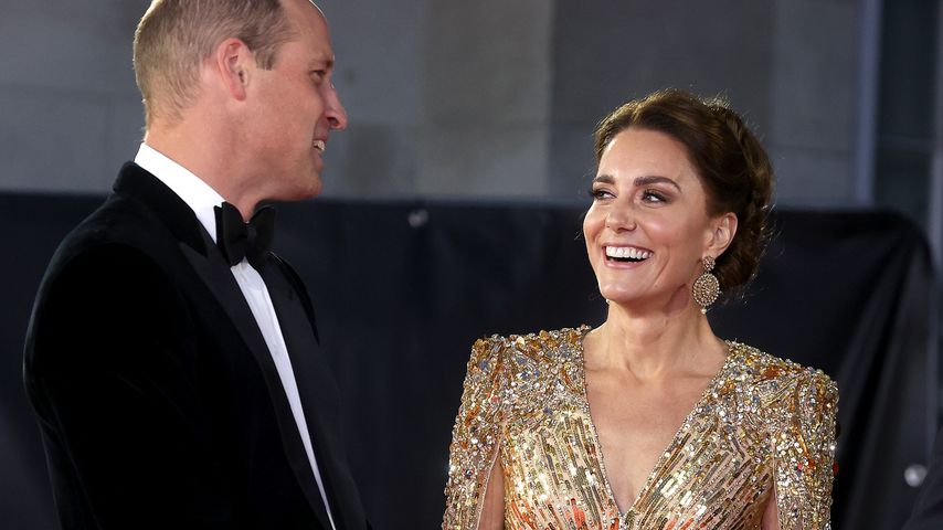 Prinz William und Herzogin Kate bei der Weltpremiere von "No Time To Die"
