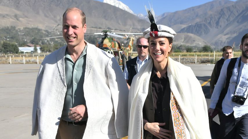 Wie Diana: Herzogin Kate in Pakistan mit traditionellem Hut