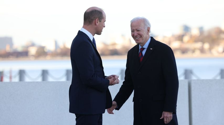 Prinz William mit dem US-Präsidenten Joe Biden, 2022