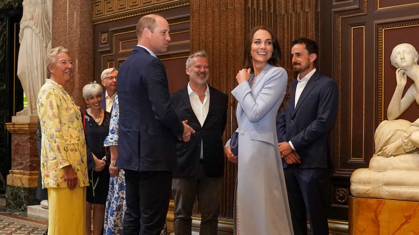 Prinz William und Kate bei der Enthüllung ihres Porträts