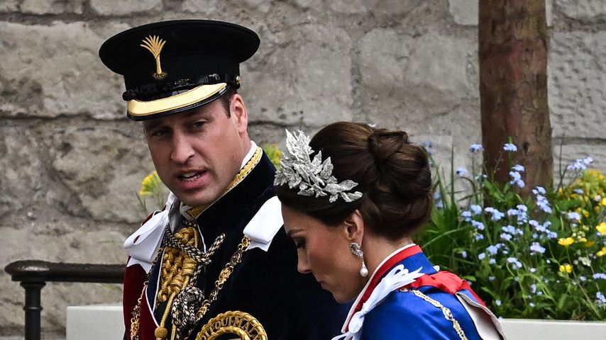 Prinz William und Prinzessin Kate bei der Krönung