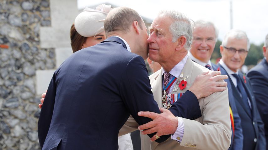 Prinz William und Prinz Charles