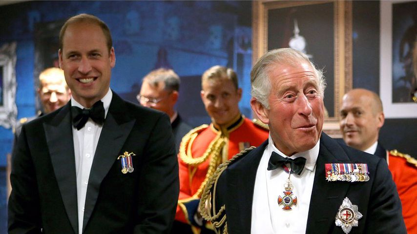Prinz William und Prinz Charles