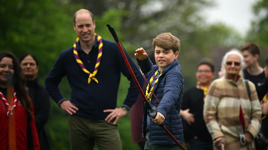 Prinz William und sein Sohn Prinz George