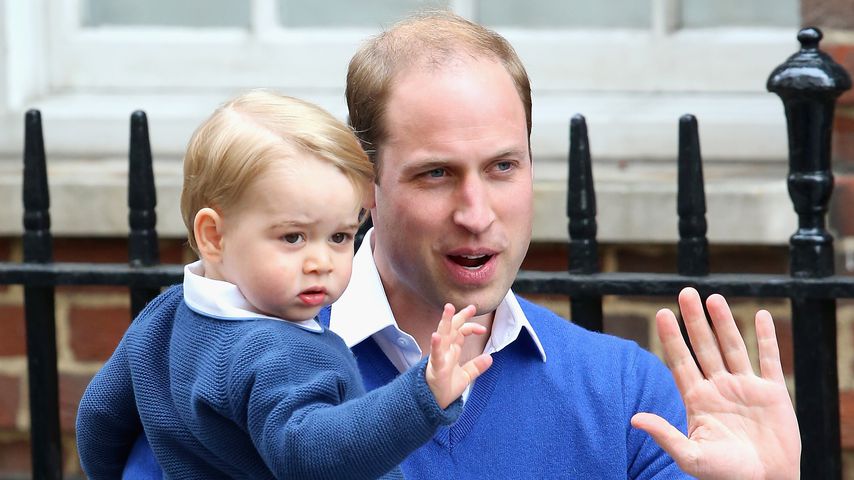 Prinz William und Prinz George, Mai 2015
