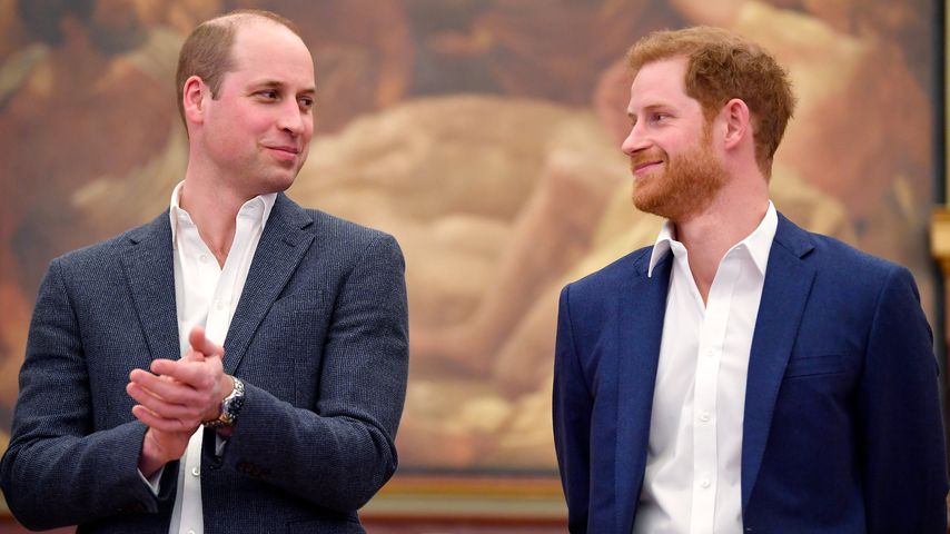 Prinz William und Prinz Harry bei einem Event in London im April 2018