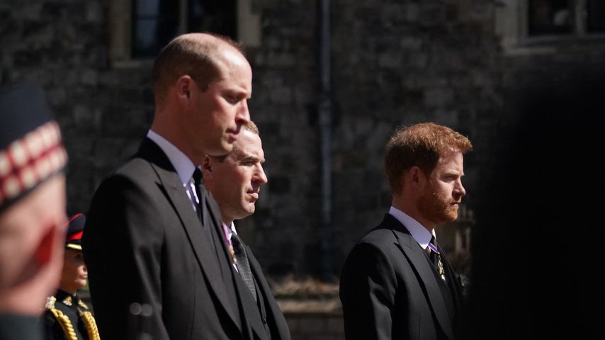 Prinz William und Prinz Harry in Windsor Castle