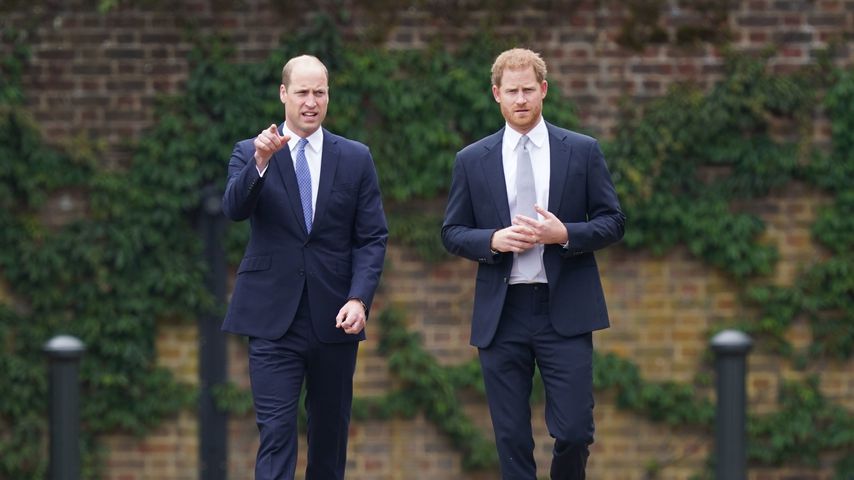 Prinz William und Prinz Harry im Juli 2021