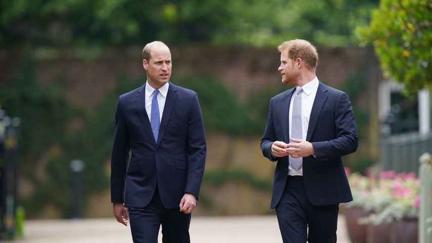 Prinz William und Prinz Harry im Juli 2021 in London