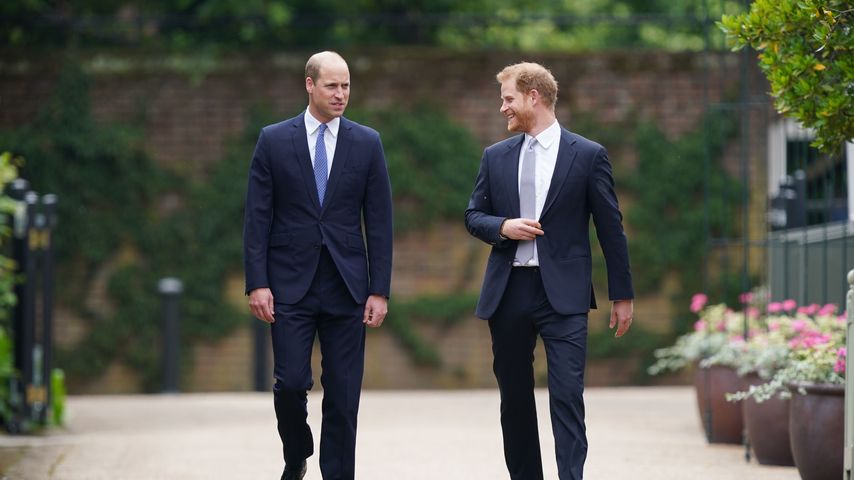 Prinz William und Prinz Harry im Juli 2021 in London