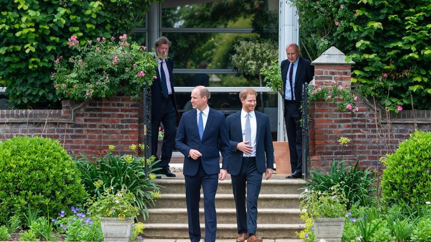 Prinz William und Prinz Harry im Juli 2021 in London