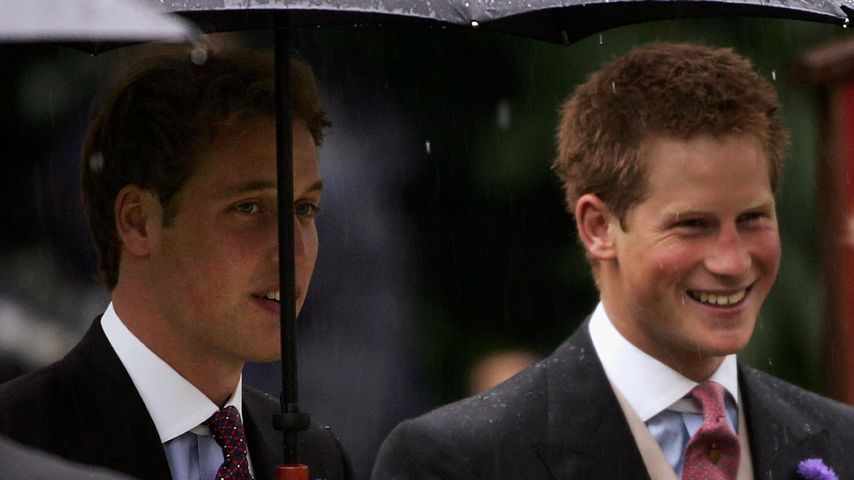 Prinz William und Prinz Harry, September 2005