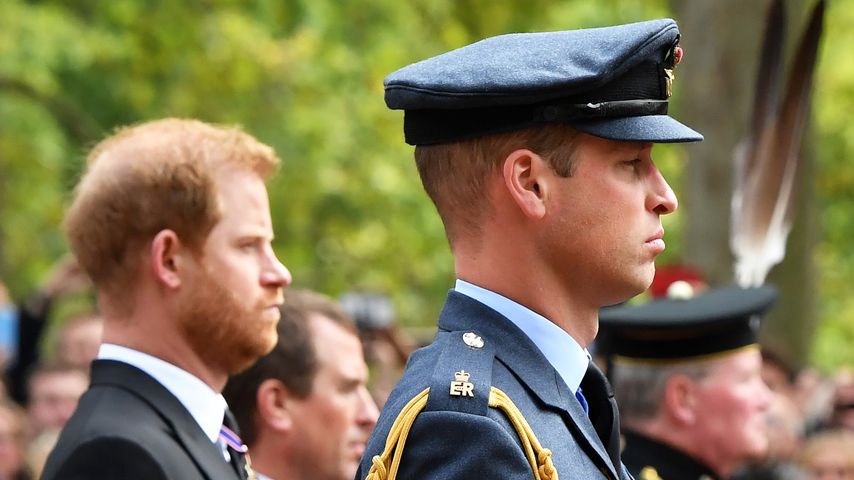 Prinz William und Prinz Harry im September 2022