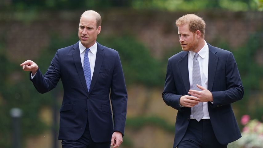Prinz William und Prinz Harry im Juli 2021