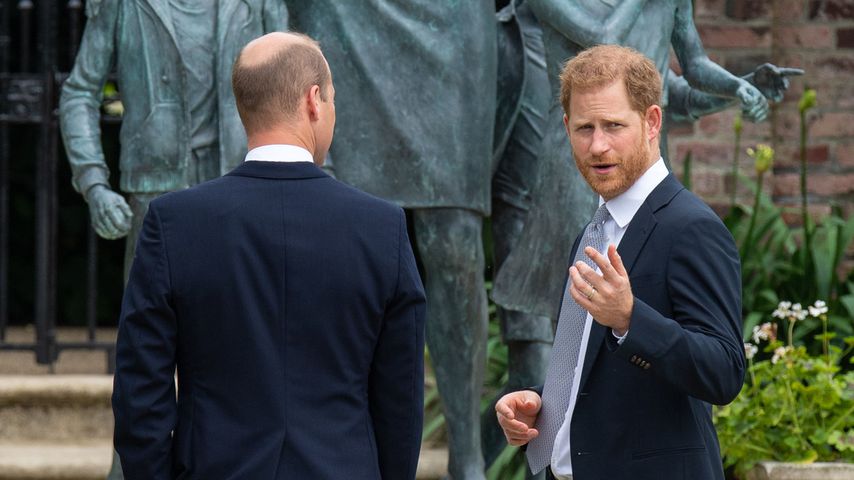 Prinz William und Prinz Harry im Juli 2021