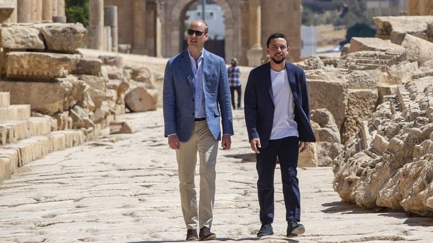 Prinz William und Prinz Hussein in Amman