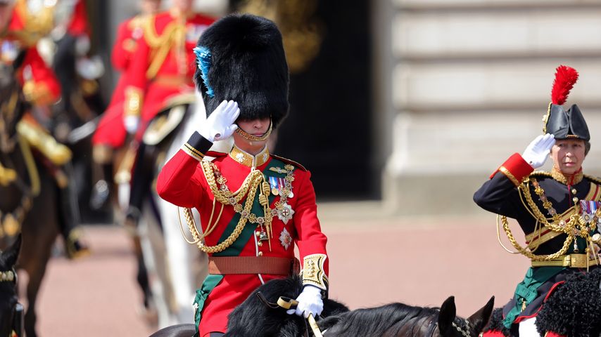 Prinz William und Prinzessin Anne, Trooping the Colour 2022