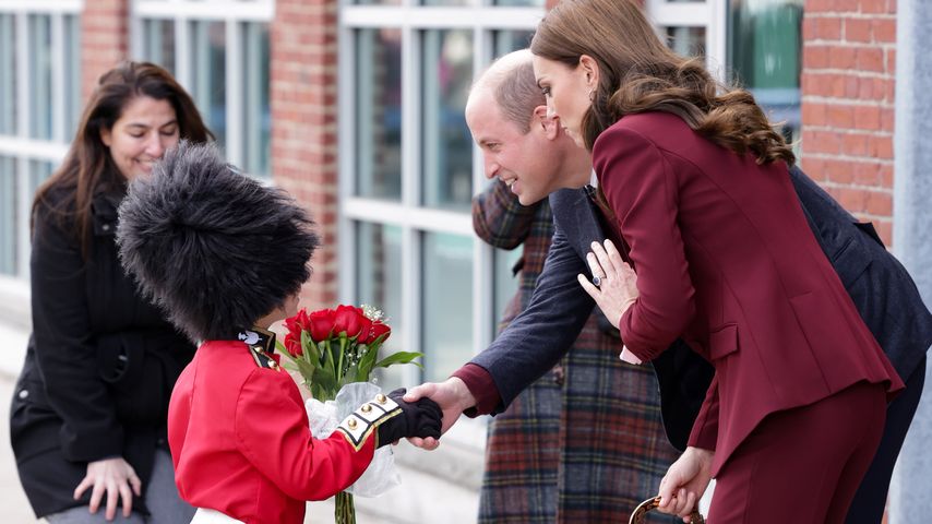 Prinz William und Prinzessin Kate mit dem achtjährigen Henry, 2022