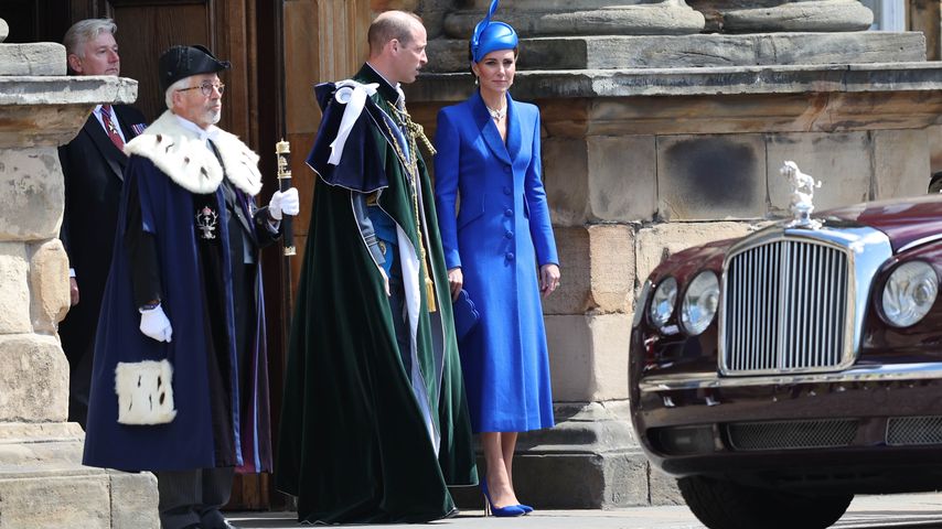 Prinz William und Prinzessin Kate bei König Charles' III. Krönung in Schottland