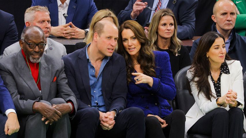 Sehr sportlich! Prinz William und Kate beim Basketballspiel