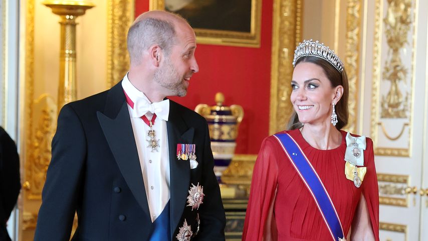 Prinz William und Prinzessin Kate beim Staatsbankett, Juli 2025