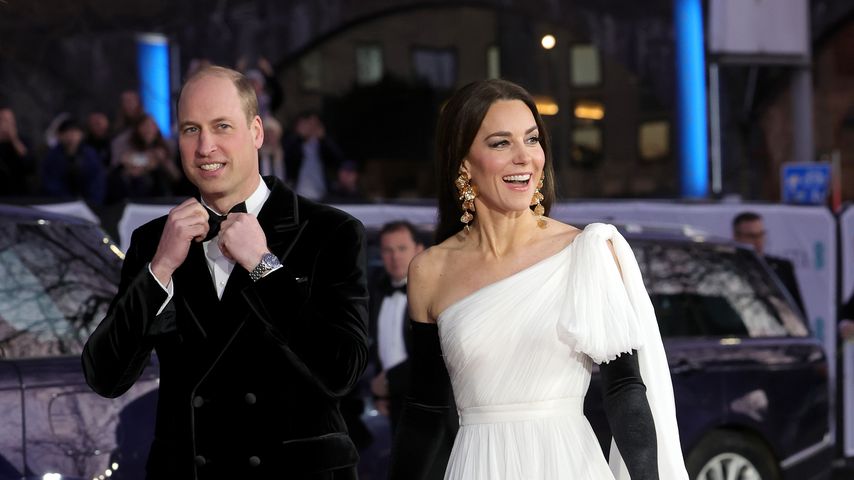 Prinz William und Prinzessin Kate bei den BAFTA Awards im Februar 2023