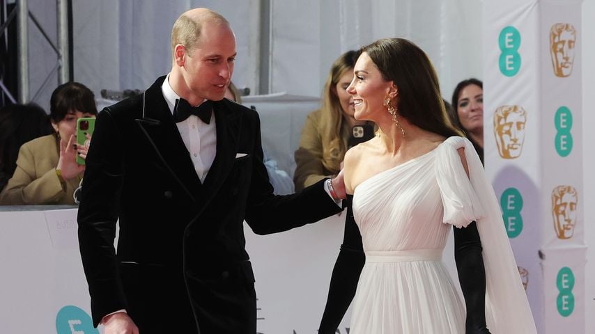 Prinz William und Prinzessin Kate bei den BAFTA Awards im Februar 2023