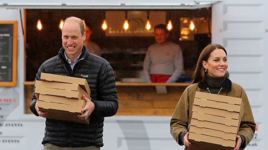 Prinz William und Prinzessin Kate während eines Besuchs in Dowlais, April 2023