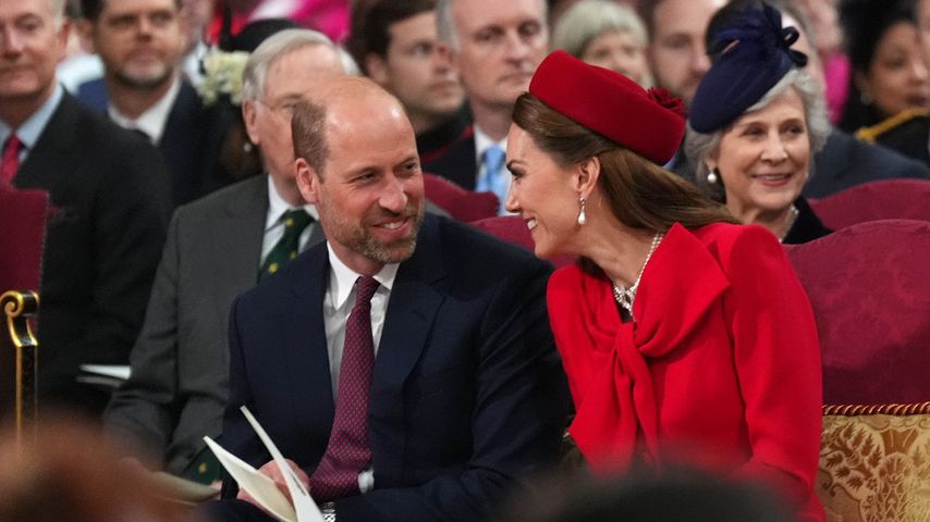 Prinz William und Prinzessin Kate während des Commonwealth-Day-Gottesdienstes, März 2025