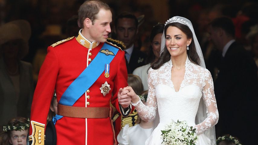 Prinz William und Prinzessin Kate an ihrer Hochzeit im April 2011