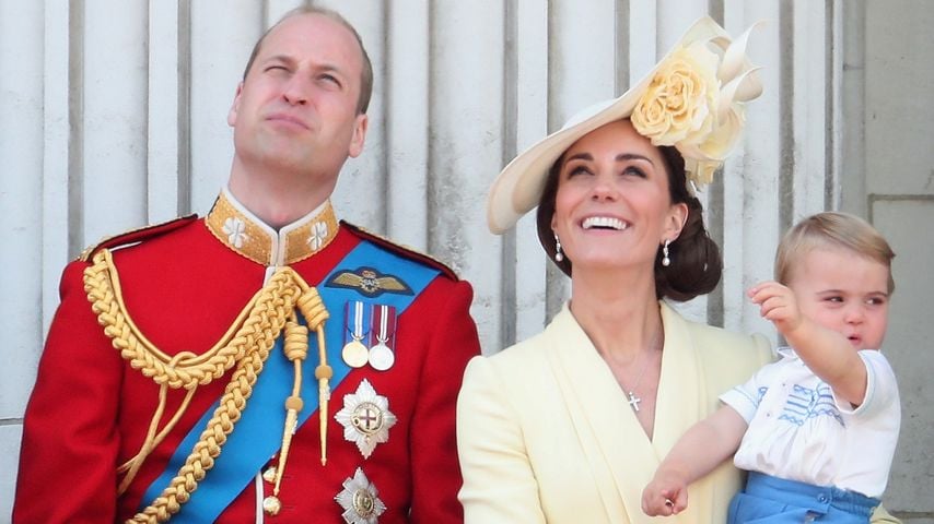 Prinz William und Prinzessin Kate mit ihren Kindern George, Charlotte und Louis