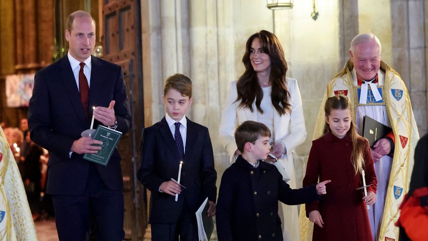 Prinz William und Prinzessin Kate mit ihren Kindern