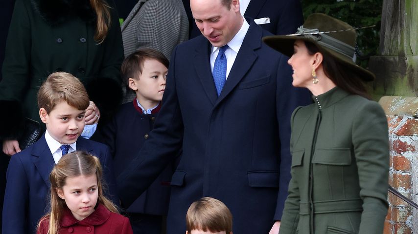 Prinz William und Prinzessin Kate mit ihren Kindern George, Charlotte und Louis