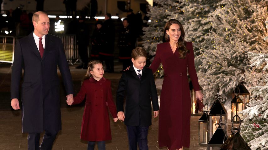Prinz William und Prinzessin Kate mit ihren Kindern Prinz George und Prinzessin Charlotte